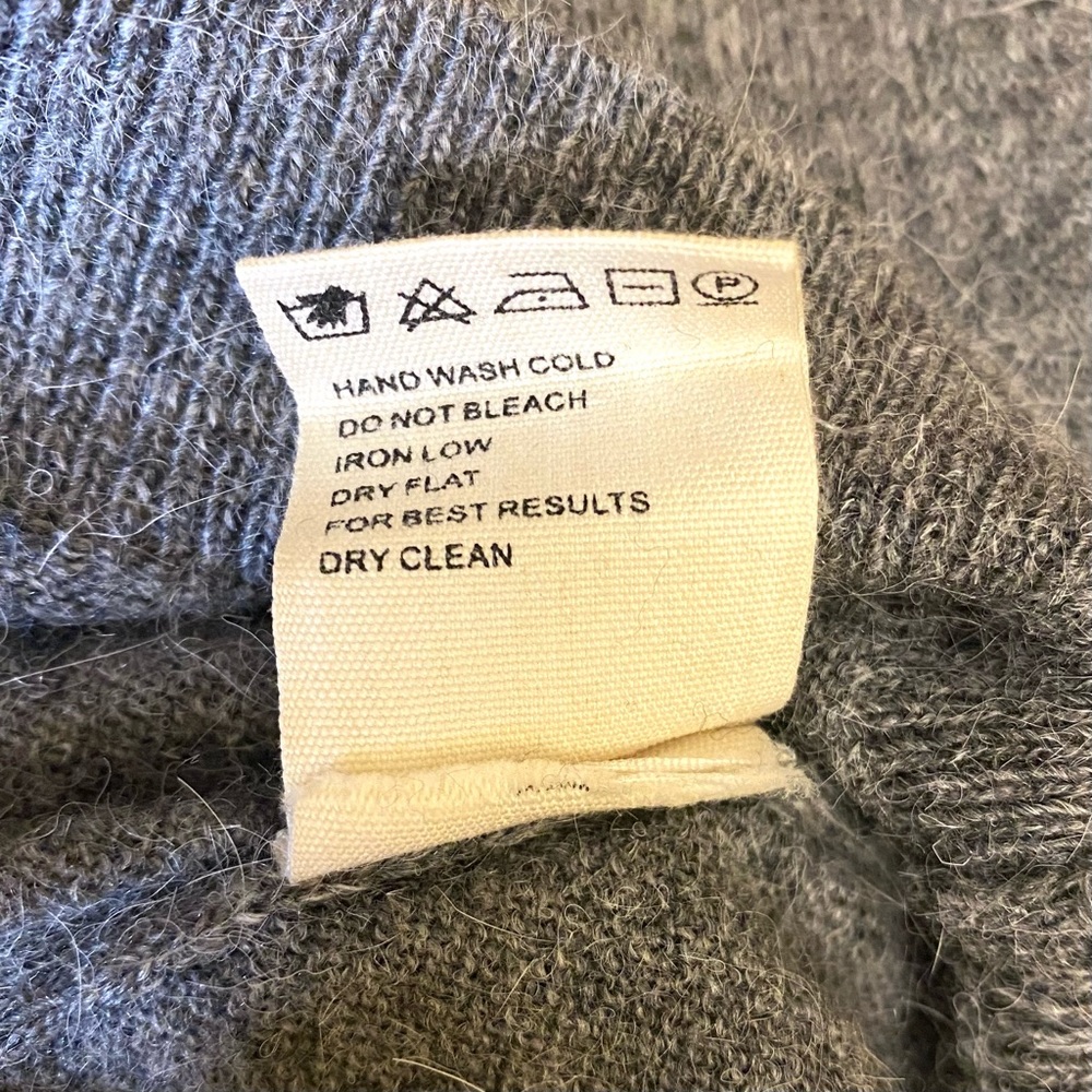 mo:vint Angora Blend Sweater with Ruffle Detail - Picture 7 of 7